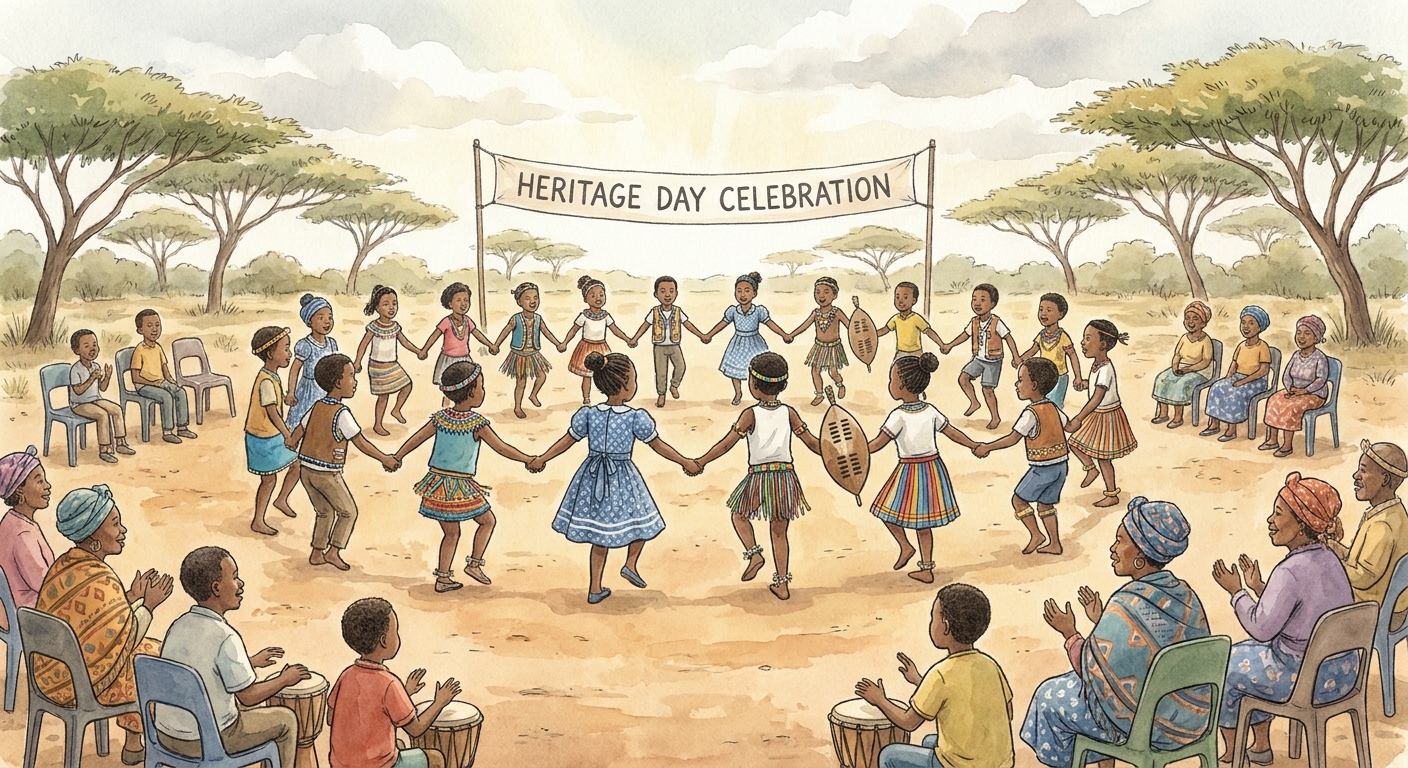 Heritage Day celebration in traditional dress
