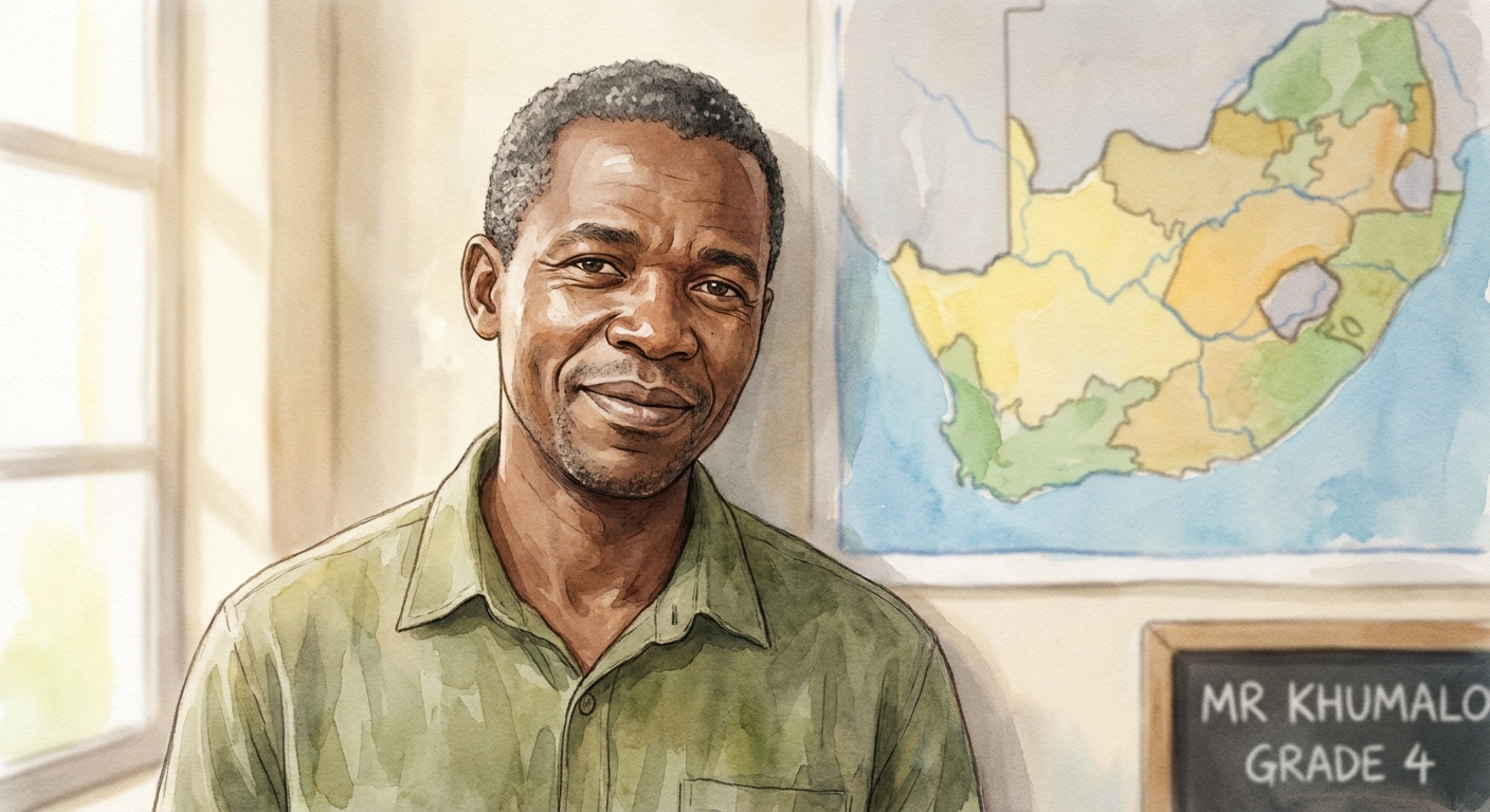 Mr Thabo Khumalo, Grade 4 Class Teacher