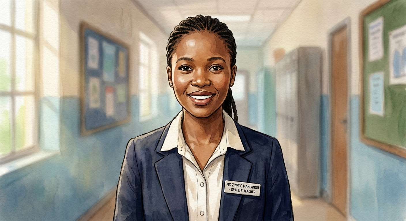 Ms Zinhle Mahlangu, Grade 5 Class Teacher