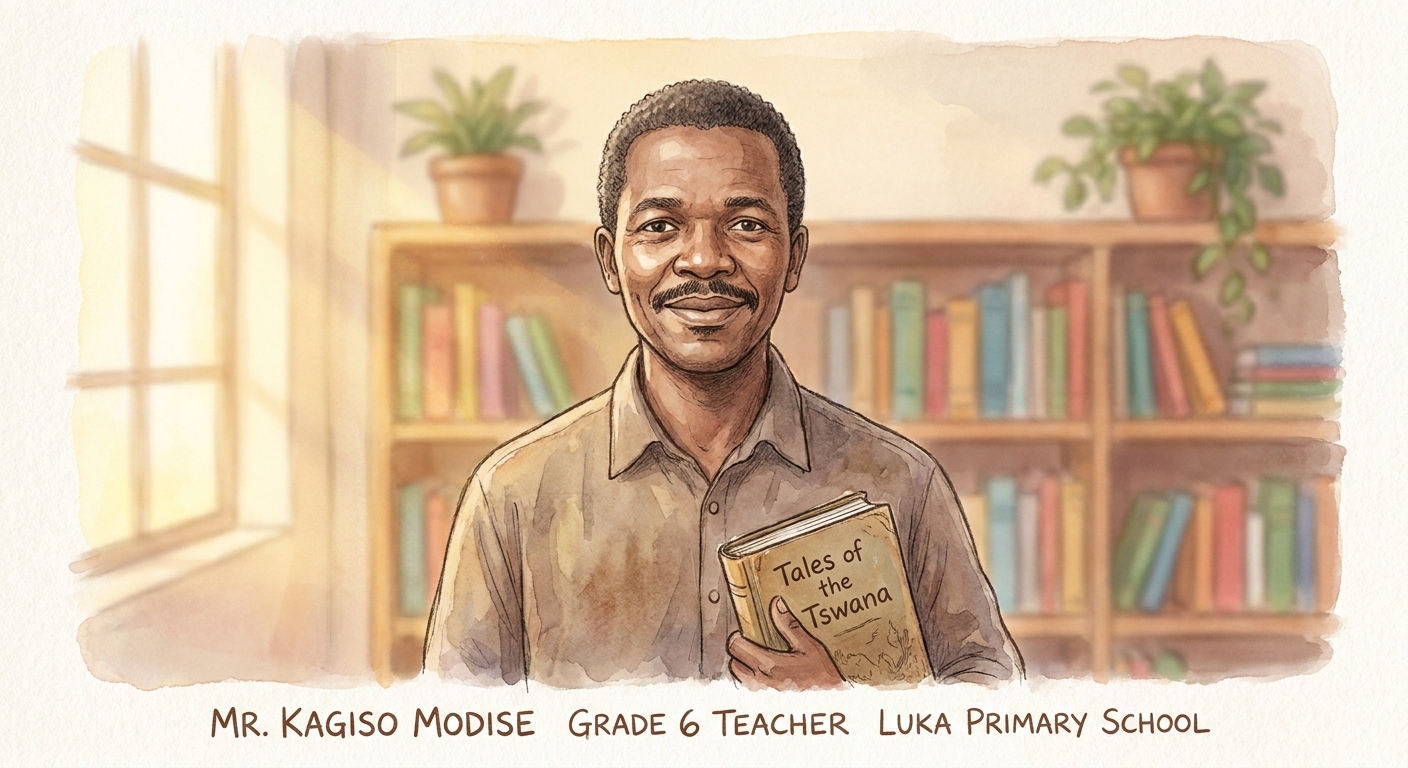 Mr Kagiso Modise, Grade 6 Class Teacher