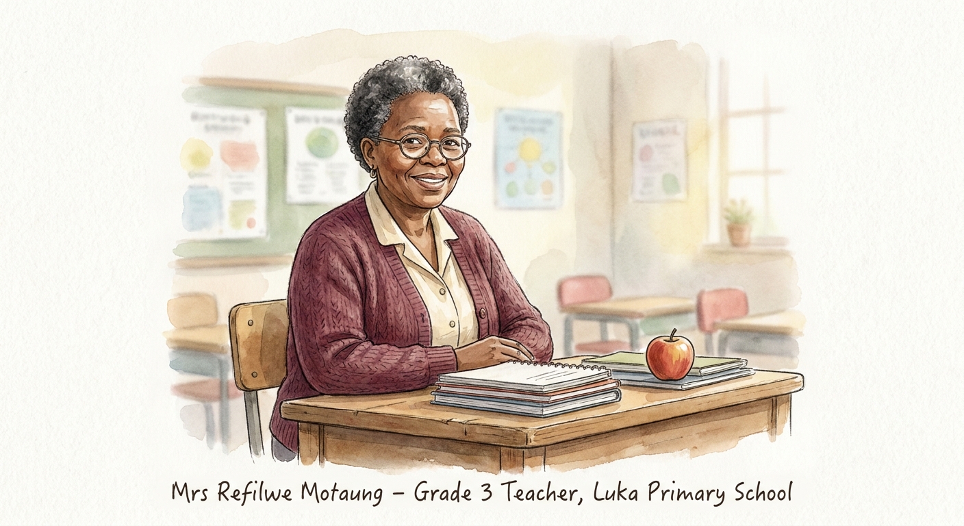 Mrs Refilwe Motaung, Grade 3 Class Teacher